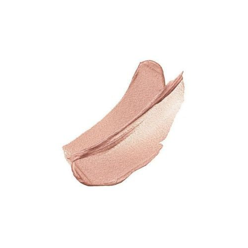 Hydrating liquid eyeshadow swatch in soft rose pink shimmer