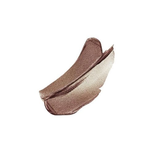 Hydrating liquid eyeshadow swatch in rich brown shimmer