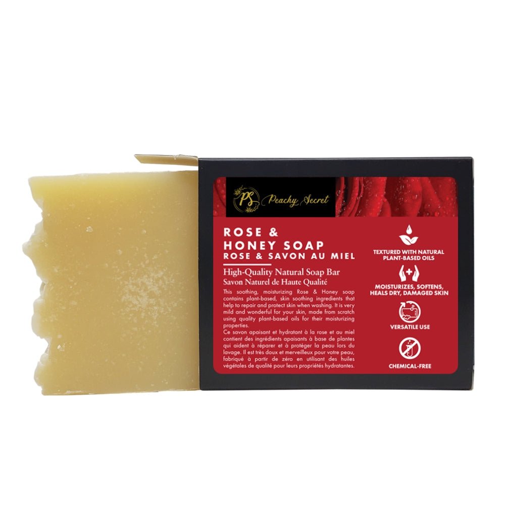 Rose & Honey Natural Soap - Peachy Secret