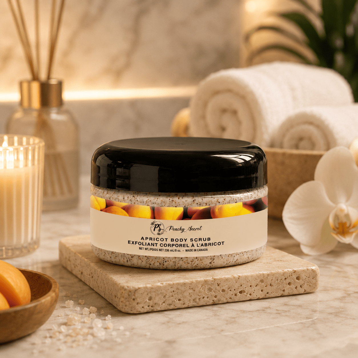 Apricot Body Scrub - The Secret to a Smooth and Radiant Skincare Routine - Peachy Secret